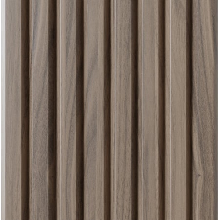 1-1/2 Tall Bevel Slat Tambour - Walnut (12W X 48L)